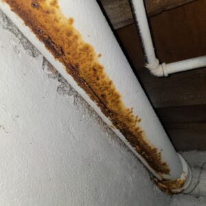 Leaking Cast Iron Pipe