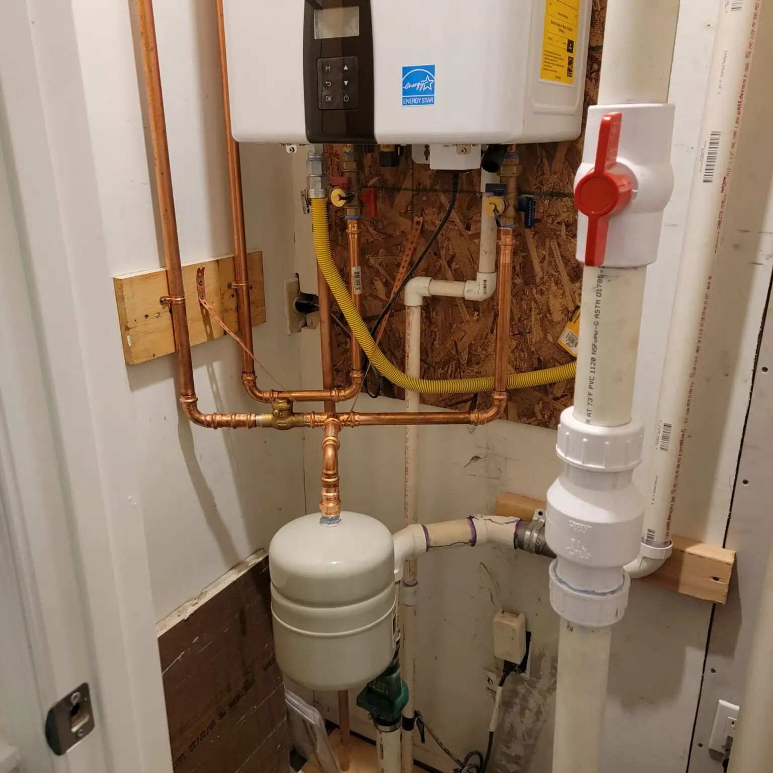 Plumbing and HVAC work by Plumbing Pros in Easton, Pennsylvania and the Lehigh Valley